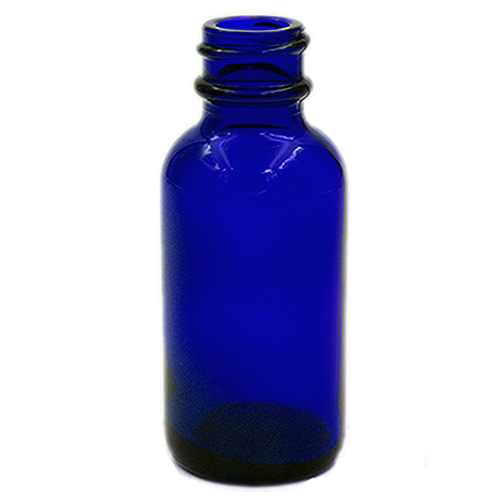 Boston rounds bottles wholesale | cobalt blue glass boston round 1 ounce