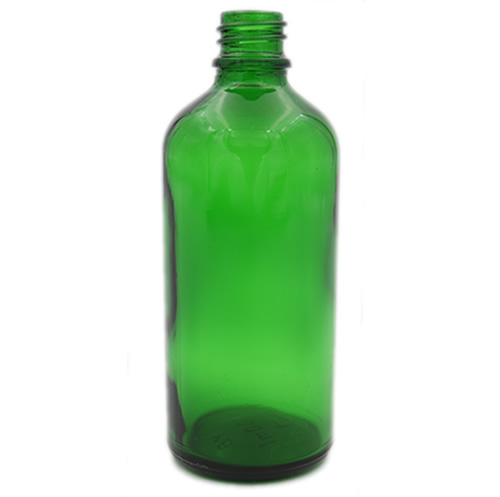 green glass bottles - boston round