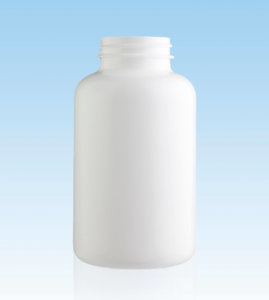HDPE White Plastic Bottle